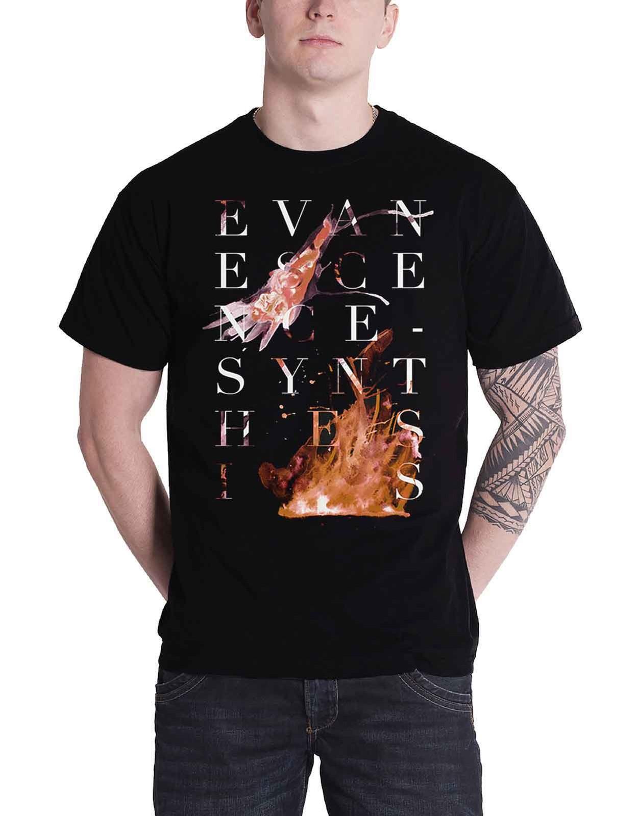 Evanescence T Shirt Synthesis Band Logo new Official Mens Black XXXL