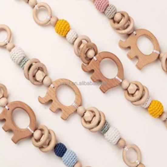 

Подвесная коляска Holz Kinderwagenkette Amigurumi Gehakelt Set, детская коляска