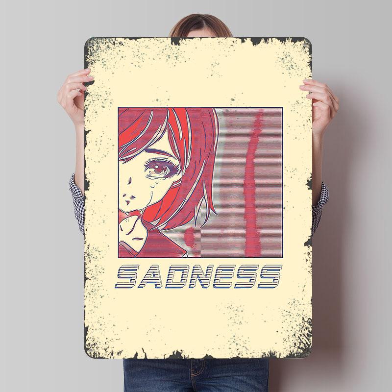 

Characters in Comics Printed Poster Customized Wall Art Retro Vintage Metal Tin Signs for Home Decor Wand Deko Room Decorations 7.9x11.8In(20x30cm)