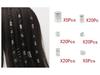 40pcs European & American DIY Dreadlock Hair Accessories - Iron Ring Hollow Extensions