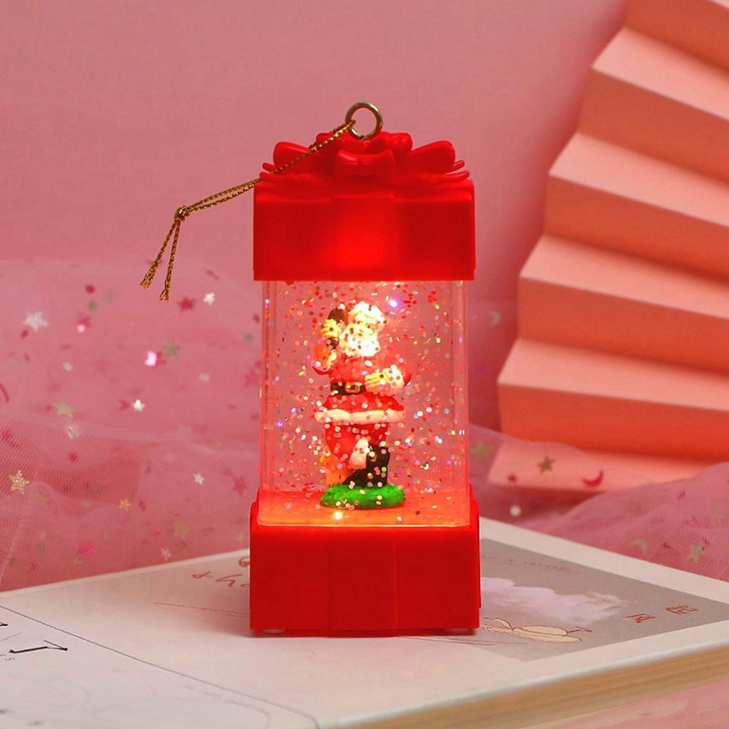Christmas Snowflake Lights Snowman Snow Box Personality Ornaments Christmas Tree Box Box 50ML