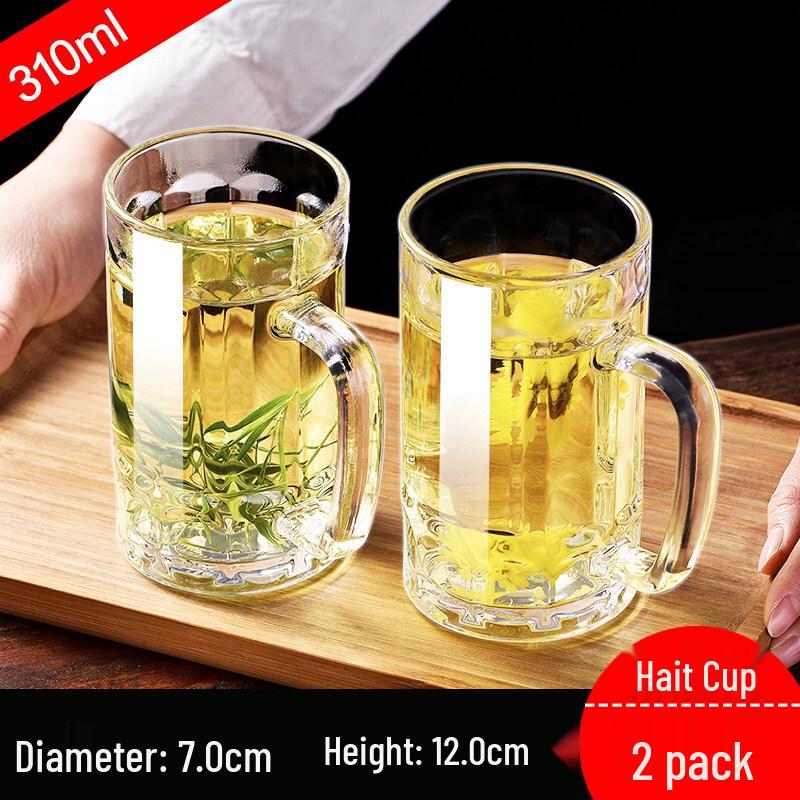 ZISIZ Handmade Tempered Glass Mug