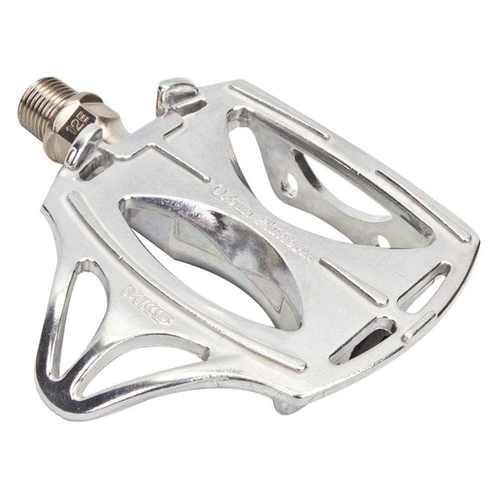 Mikashima Bicycle Pedal Urban Platform Silver (MKS) (Urban Platform)