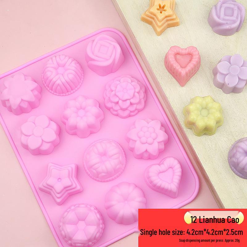 Silicone Soap Mold Making Set for DIY and Children's Homemade Breast Milk Soap