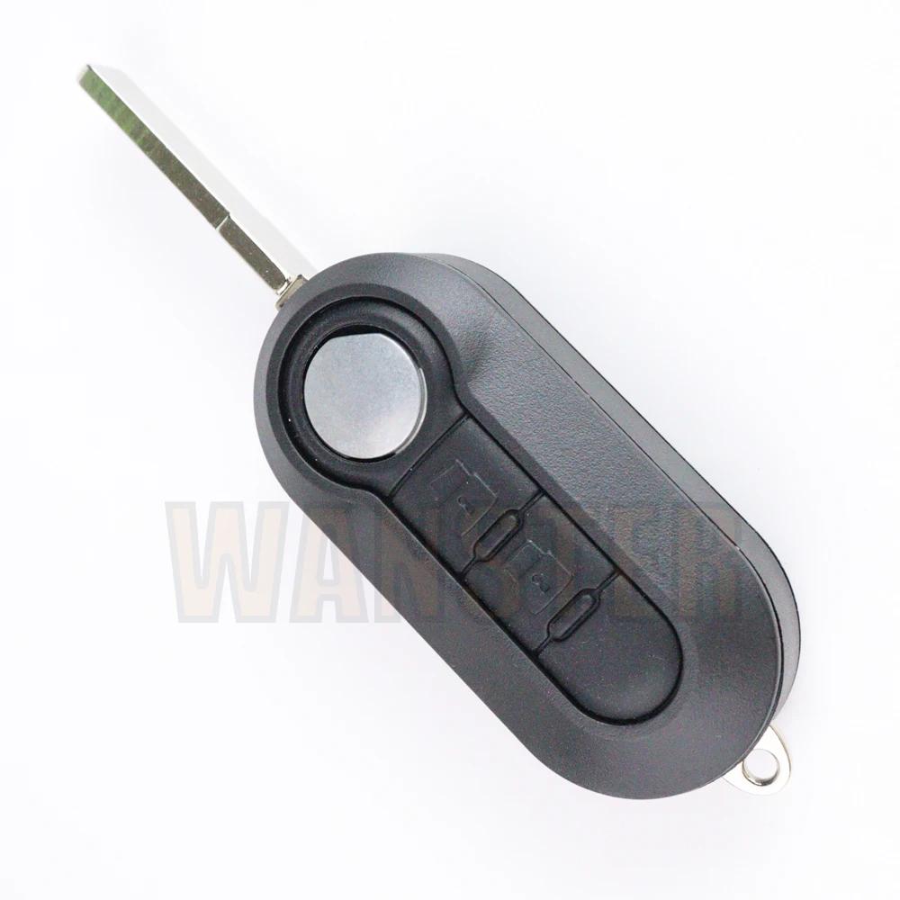 For Fiat 500 Panda Punto Bravo Ducato Stilo Remote Auto Key Case Fob Sip22 Blade Flip Folding Car Key Fob Case Shell Housing