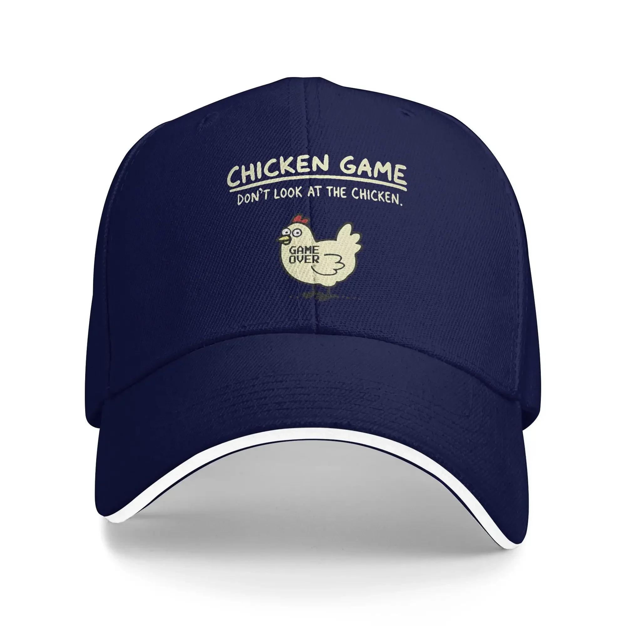 Casual Chicken Game Baseball Cap Men Women Snapback Cap Outdoor Golf Adjustable Sun Caps One Size