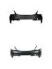 Rear Bumper Cover for Mercedes-Benz W205 (2015-2018) Models, Part Numbers 2058805938/2058806038