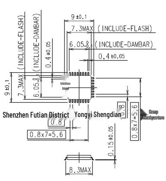 QFP32/FPQ-32-0.8-01 Test, Programming & Burn-in Socket Adapter