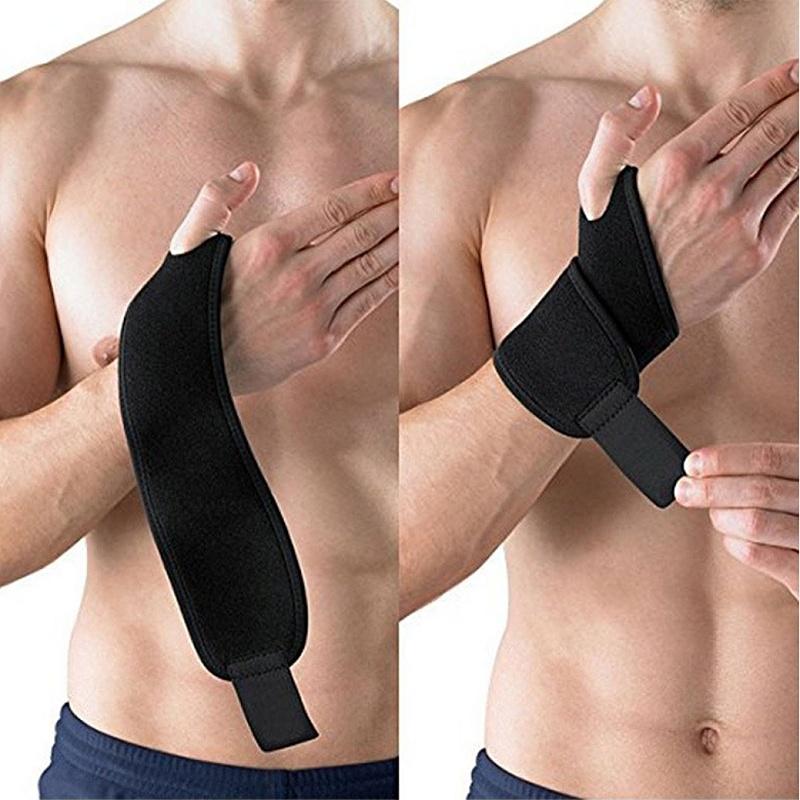 2er-Pack Handgelenk-verstellbare Gewichtheber-Handgelenksgurt-Unterstützung Handauflage Handgelenkstütze Schiene