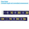 PATIKIL Adhesive Fish Waterproof Fish Measuring Tape Sticker Tape for Fishing and Navy Blue 3-Pack 51" Ruler, Boats, Kayaks, Workbenches,