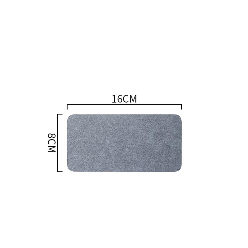 Home Diatomite Mat Water Absorbing Pad Heat Resistant Coaster Diatomaceous Slip