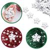 Xmas Supplies Wood DIY Craft Snowflake Buttons Clothing Decoration Sewing Button Christmas Ornament