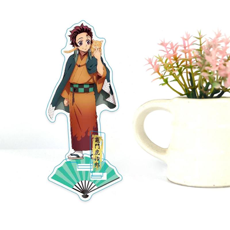 15CM stůl Model Stůl Talíř Akční Animace Dekorace Móda Anime Přemožitel démonů Kimetsu Žádné figurky Yaiba Akryl