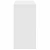 White Writing Desk with Storage 90 X 37.5 X 75 Cm Engineered Wood