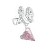 BAMOER I Love You Letter Heart Dangle Charms for Bracelets, 925 Sterling Silver DIY Charm Bracelet Accessories