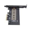 PCIe 4X to M.2 M Key Card 128Gbps Speed PCI E X4 5.0 GEN5 to M.2 NVMe Adapter Card for 2280 2260 2242 2230 SSD