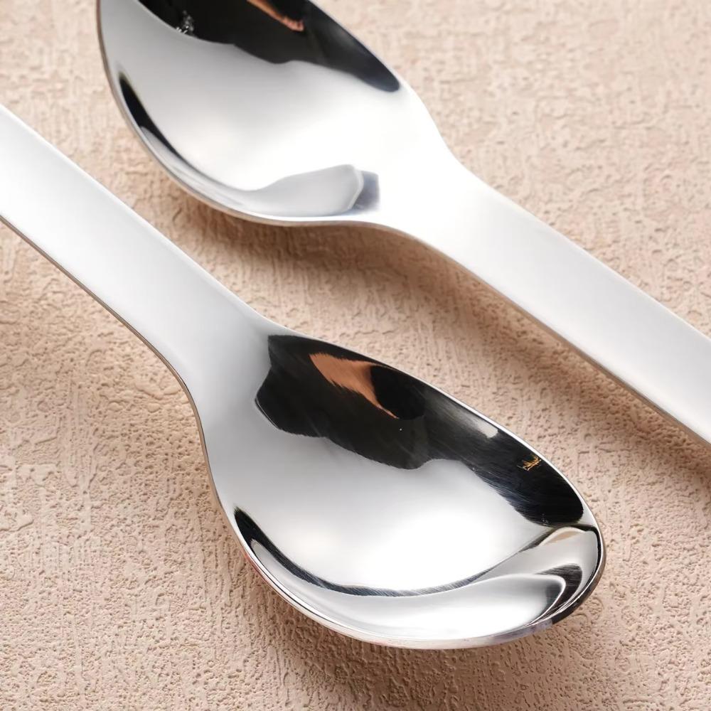 3pcs/set With Silicone Case Children's Tableware Set 304 Stainless Steel Flatware Set  Camping