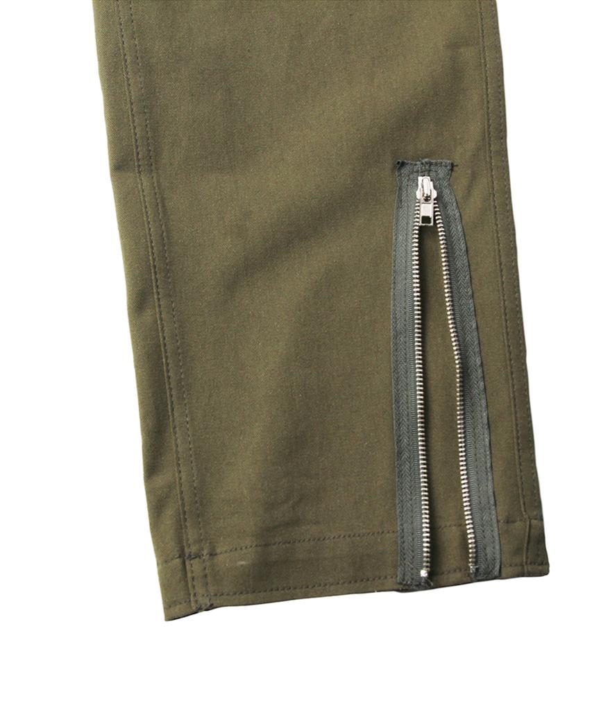 LEFTSEOUL Zipper Cargo Pants [Olive]