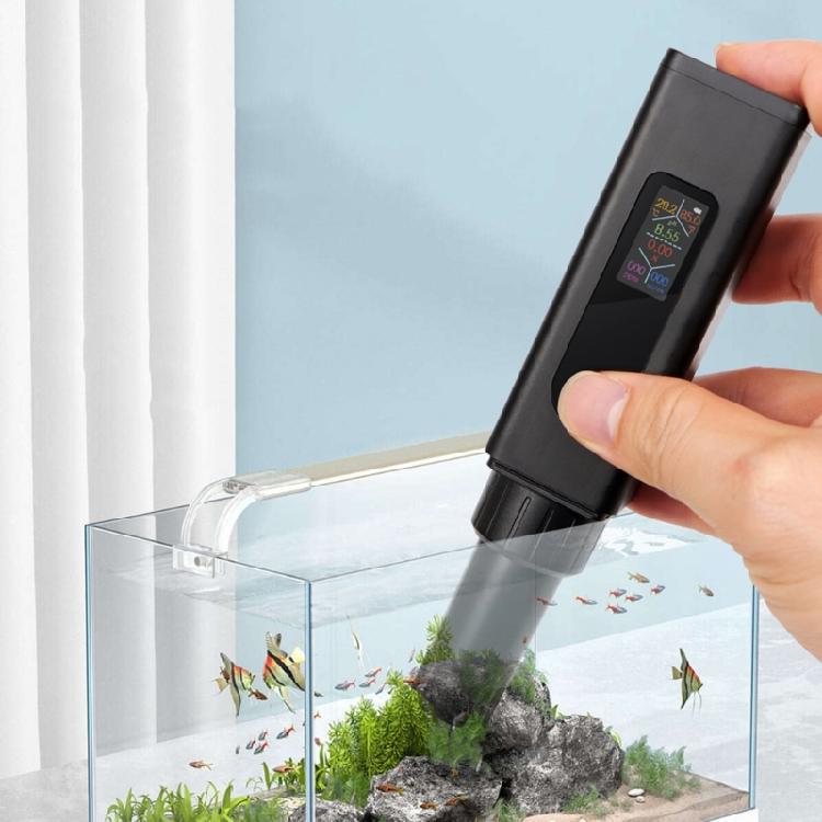Professional Water Quality Analysis Meter 5 in 1    Salinity Temperature Analysis Tool for Hydroponic Systems