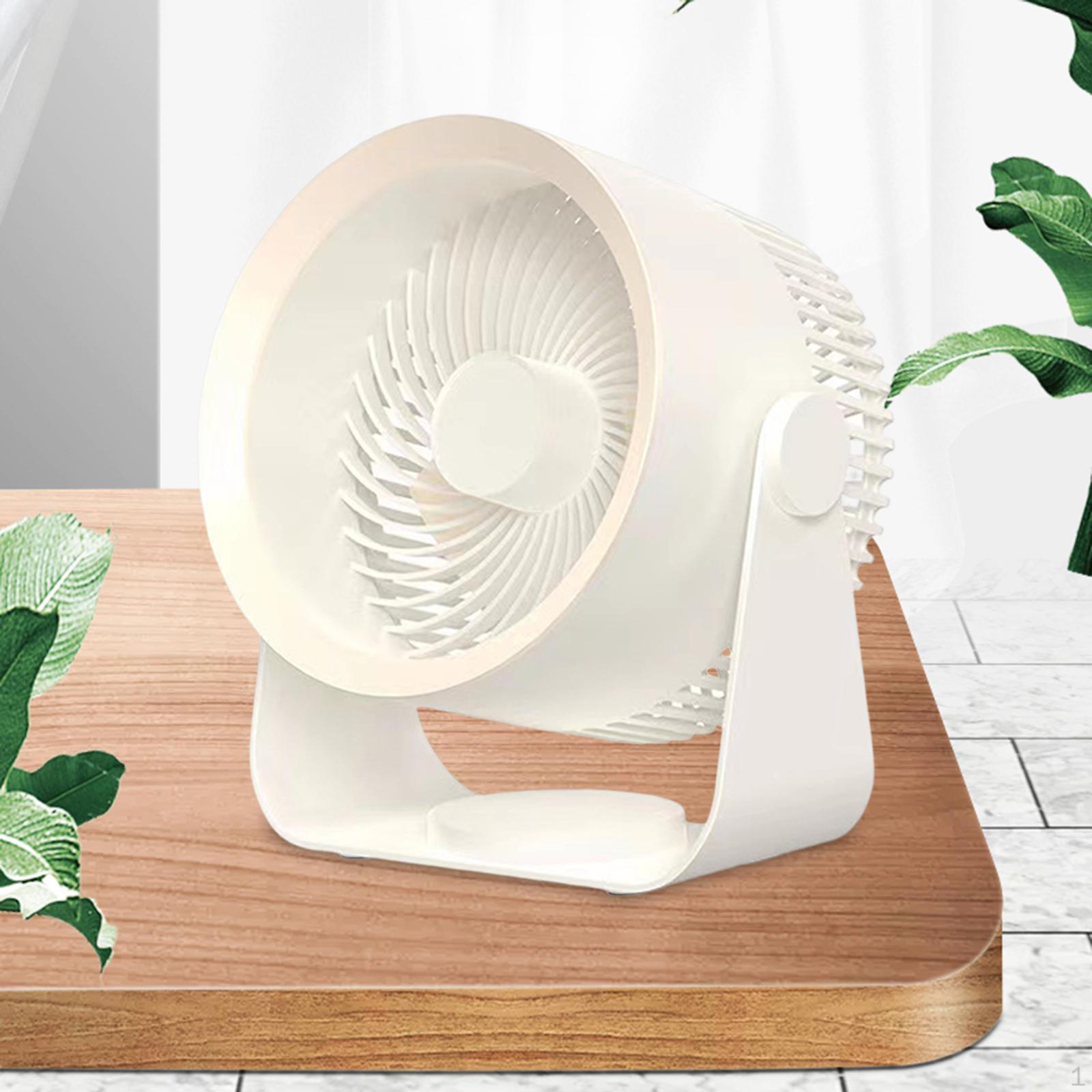 

Fan Desk 16.4ft Strong Wind, 3 Speeds Wall Mountable Table Cooling for Office Bedroom White Rechargeable