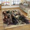 L-Lord of The Rings H-Hobbit Movie  Carpet Rug for Bedroom Living Room Home Sofa Decoration,Children Game Large Decor Floor Mat