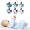 6 Pair Infant Cotton Socks Breathable Fabric Foot Cover Set Lovely Pattern Newborns Essential for Daily Comfort