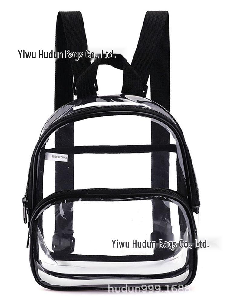 2023 Mini Transparent Jelly PVC Backpack - Waterproof, Summer-Ready Student Bookbag