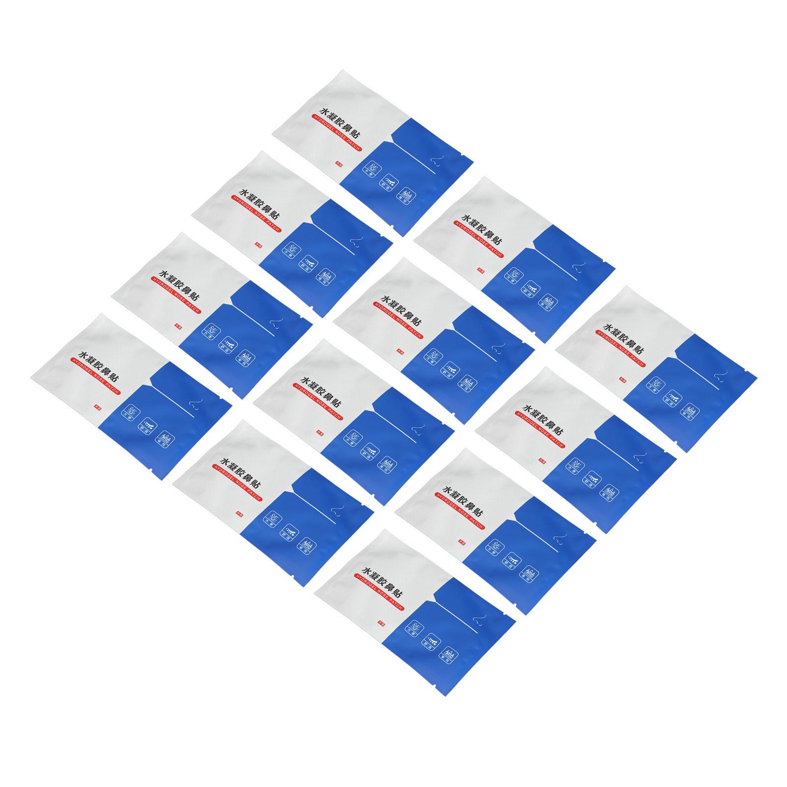 

12pcs Hydrogel Nasal Strips Cold Compress Reduce Snoring Nasal Congestion Relief Patch for Children