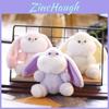 Charming Bunny Plush Keychain Cute Rabbit Soft Bag Charm Adorable Accessory