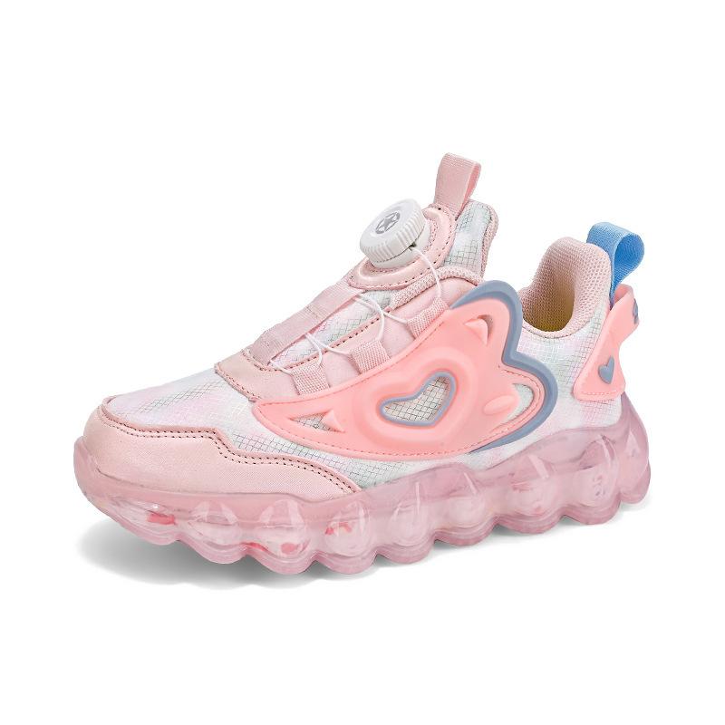 Classmate Girls Shoes 6-12 Years Old Spring and Autumn Breathable Mesh Lightweight Sports Shoes Girls Middle-aged and Older Children Waterproof C