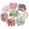 10Pcs MultiColor Alloy Drop Oil Mini Pendant Butterfly Flower Heart Shape Pendant For DIY Craft Keychain Necklace Jewelry Making