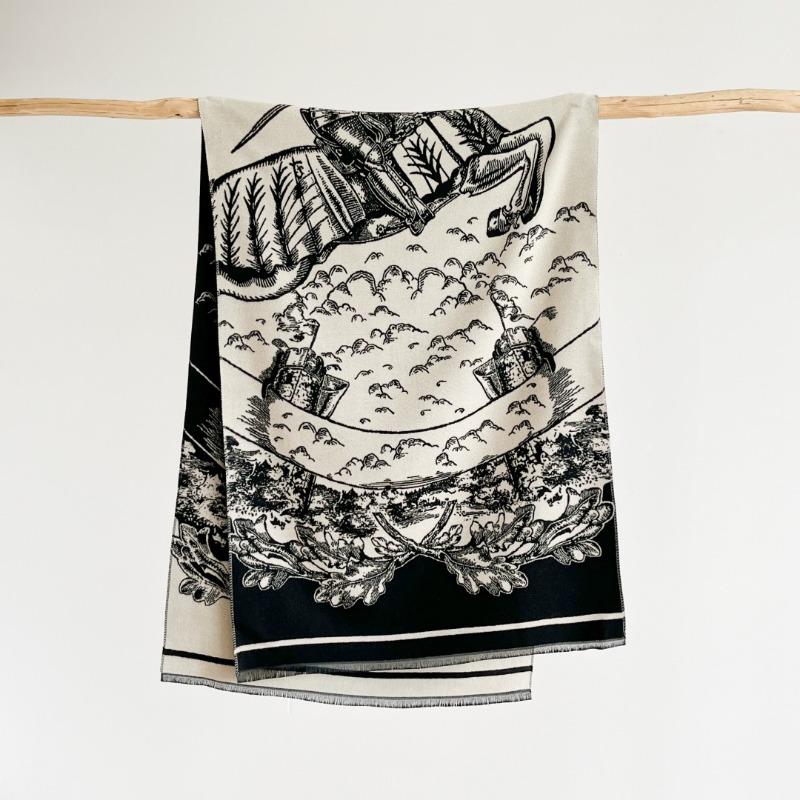 

Autumn and winter fashion warm tassel new fashion imitation cashmere long towel travel outside with women s cape to keep out the cold and wind 180x65cm чёрный