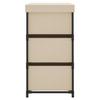 Storage Cabinet with 6 Drawers 55 * 29 * 55 cm Cream Steel