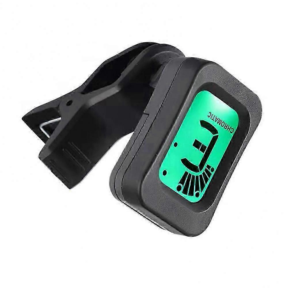 Guitar Tuner 12 Equal Temperament Multifunctional Clip On Electronic Tuner for Ukulele Bass Violin Tuner