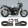 12V Motorcycle LED Turn Signal Light Waterproof Bright   Blinker Lamp for 41mm Fork Tubes