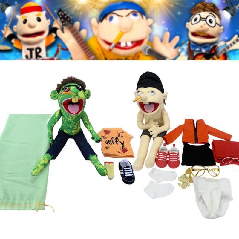 Zombie Rock Funny Jeffy Puppet Parent Child Interaction Plush Doll Early Gift