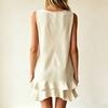 V Neck Sleeveless Ruffle Hem Dress for Women Casual Dresses for Women Summer Dresses for Women Spring Dresses for Women Maxi Dresses for Women