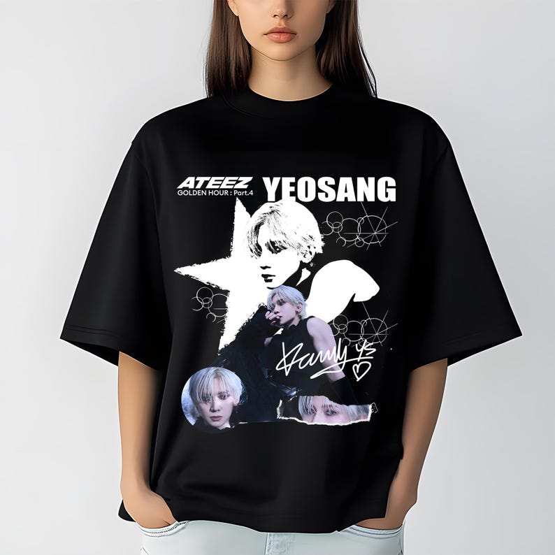 Ateez Yeosang Shirt, Ateez Golden Hour Part 4 Shirt, Ateez World Tour 2026 Sweatshirt, Ateez Members Kpop Shirt, Ateez Andrenaline Shirt