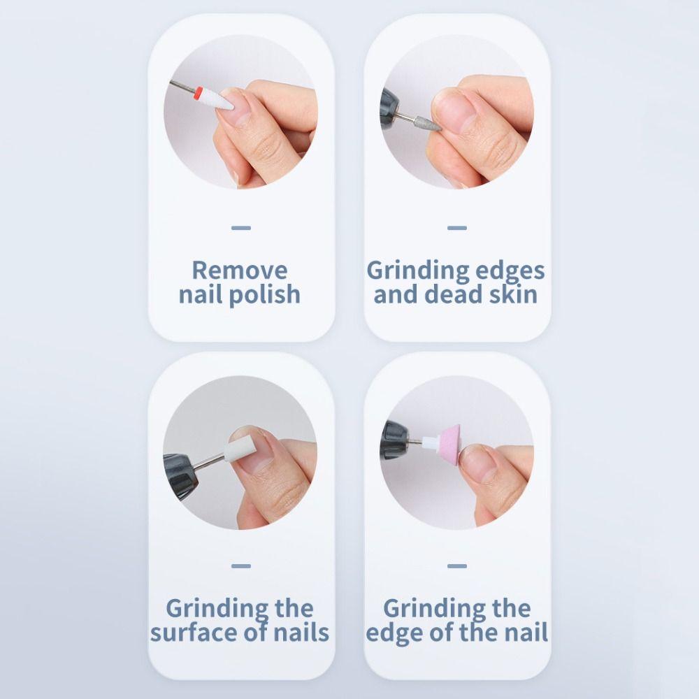 Portable Electric Nail Drill Machine High-Speed Electric Nail Polisher Sanding File Pen  Nail Salon