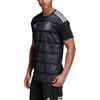 adidas Mexico Striped Crew Neck Soft Short Sleeve Soccer Shirt Men Tops Black DP0206