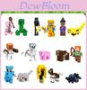 Set 16 piese Blocuri de construcție cu tematică Minecraft pentru Decorarea Tortului și Kit Figurine DIY