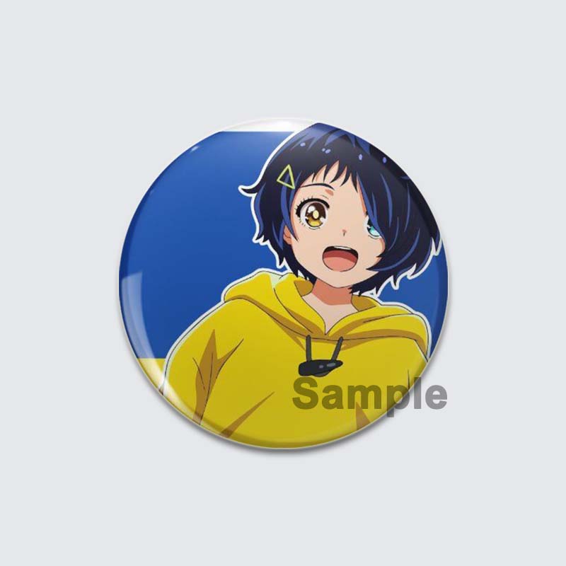 32/44/58mm Anime Wonder Egg Priority Brooch Cute Cartoon Girl Icon Badge Backpack Shirt Lapel Pin Creative Handmade Jewelry Accessorie Gift