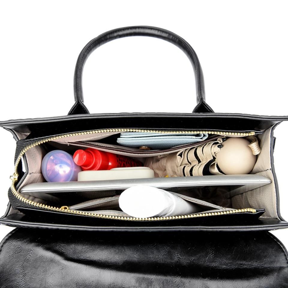 Marke Luxus Handtaschen Damen Taschen Designer Pendler Sac Alligator Lackleder Schulter Crossbody Handtaschen für Damen Mutter