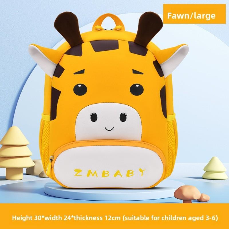 

Elephant Cartoon Kids Backpack With Breathable Mesh For School Use