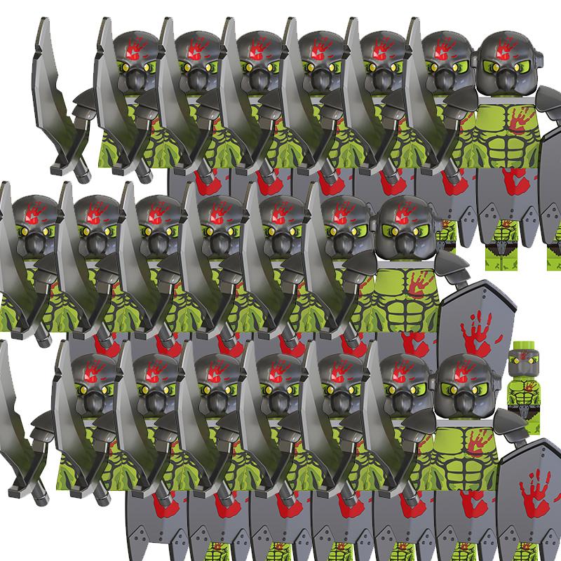 Medieval Movie Knights Building Blocks Toys Lord Ring Figure Bricks Toy Christmas Birthday Gifts
