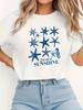 Soul Full Of Sunshine Letter Print TShirt Sleeve Crew Neck Casual Top For Summer Spring Unisexs Clothing Aesthetic Clothes