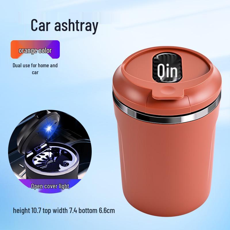Car Ashtray Anti-Ash Flying Accessory for BYD Qin EV/Pro/Plus/DMI/PlusEV