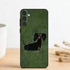 C-Cute Dachshund   Phone Case For Samsung Galaxy A73,A72,A71,A70,A53,A52,A51,Others Soft Black Cover