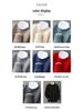 Men's Casual Round Neck Jacquard Wool Sweater - Loose Fit Pullover