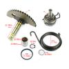 6 Pieces/Set Alloy Kick Start Gear Shaft Assembly Portable Anti-rust Removable Replacement Motorbike Engine Part